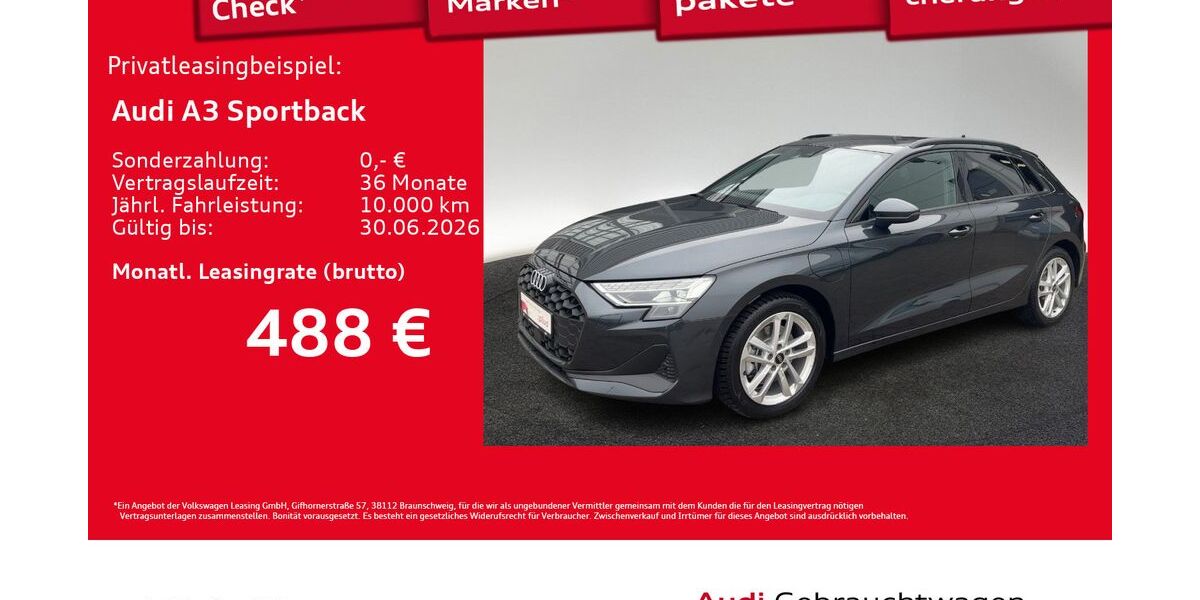 Audi A3 8.017 km 36.360 &euro; Hamburg 22529