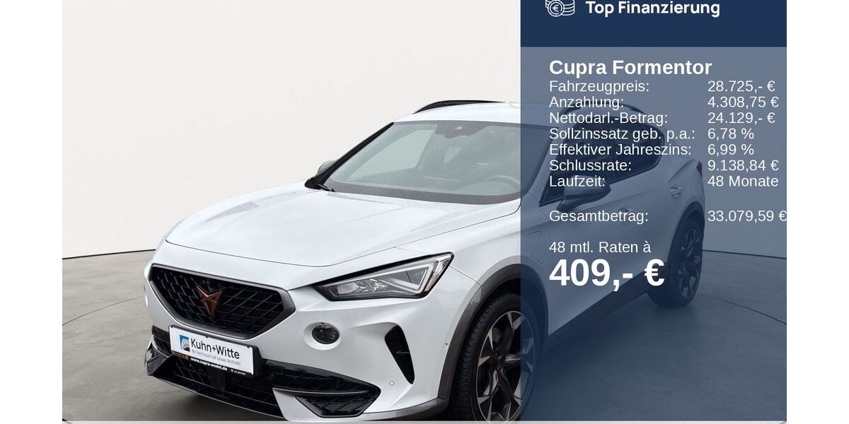 Cupra Formentor 29.250 km 28.725 &euro; Wedel 22880