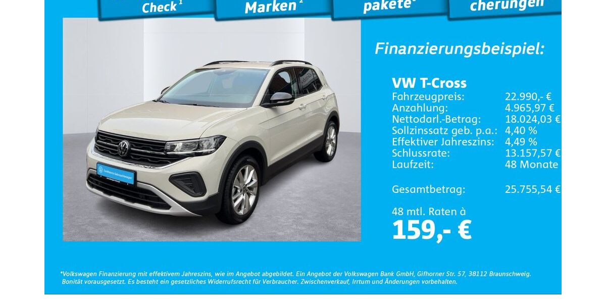 VW T-Cross 25.467 km 20.888 &euro; Hamburg 22303