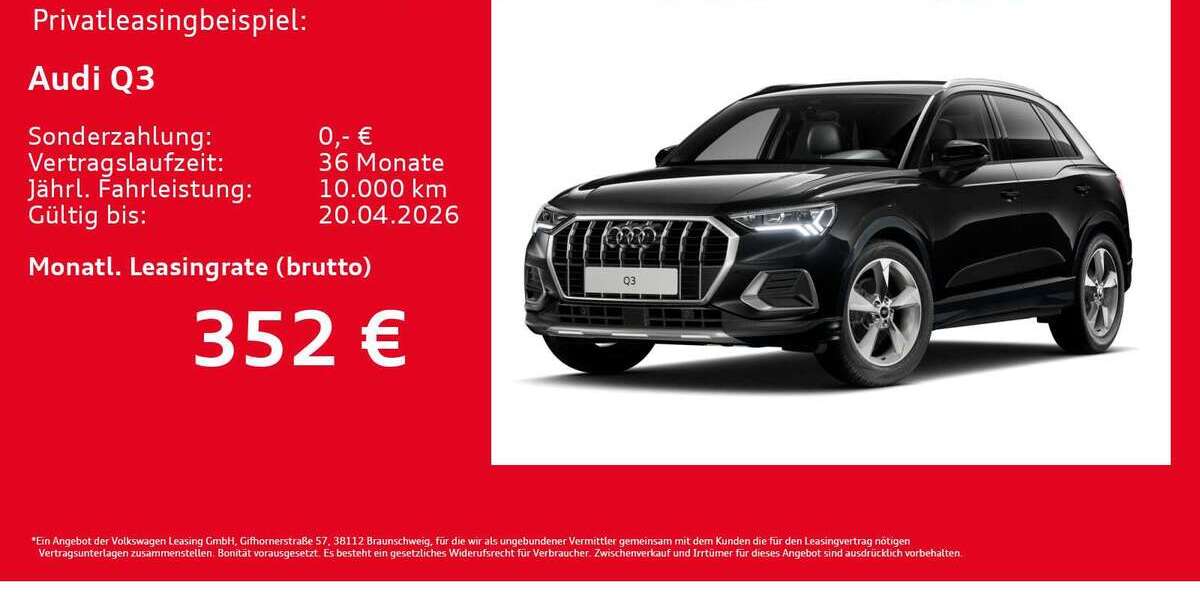 Audi Q3 4.292 km 39.550 &euro; Hamburg 20537