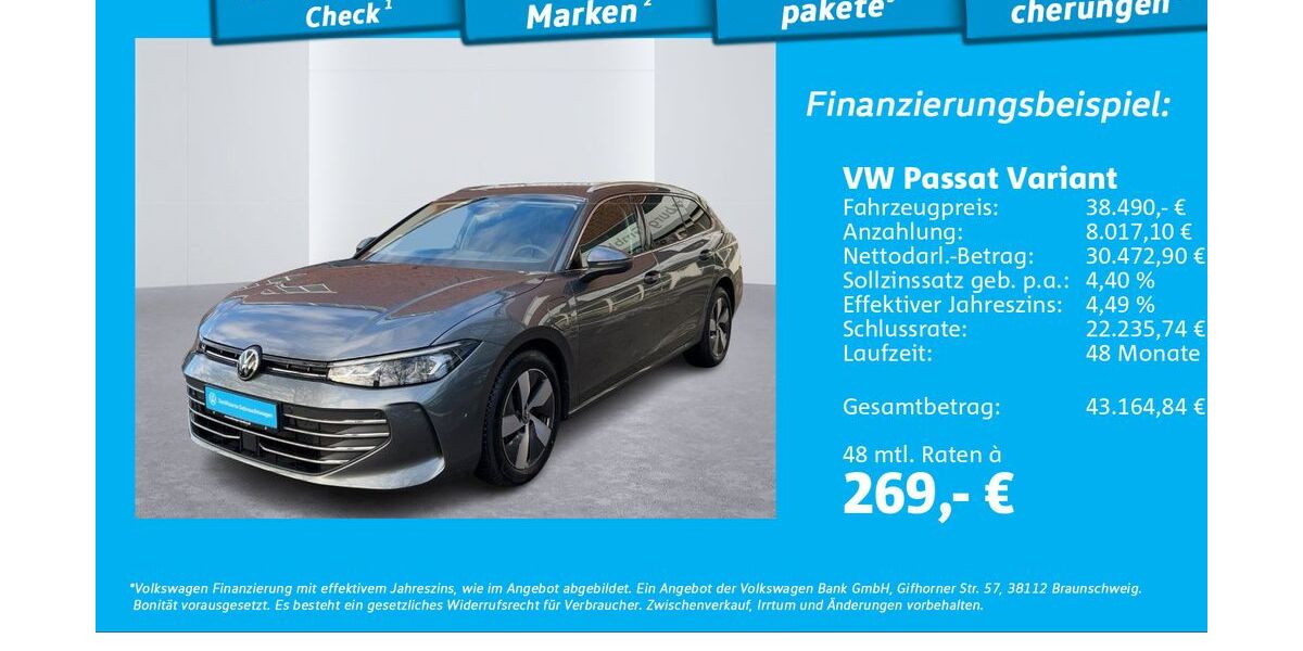 VW Passat Variant 25.428 km 36.444 &euro; Hamburg 22303
