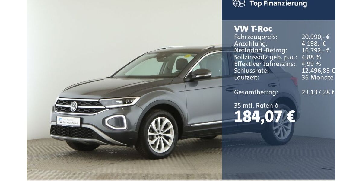 VW T-Roc 28.650 km 19.450 &euro; Jesteburg 21266