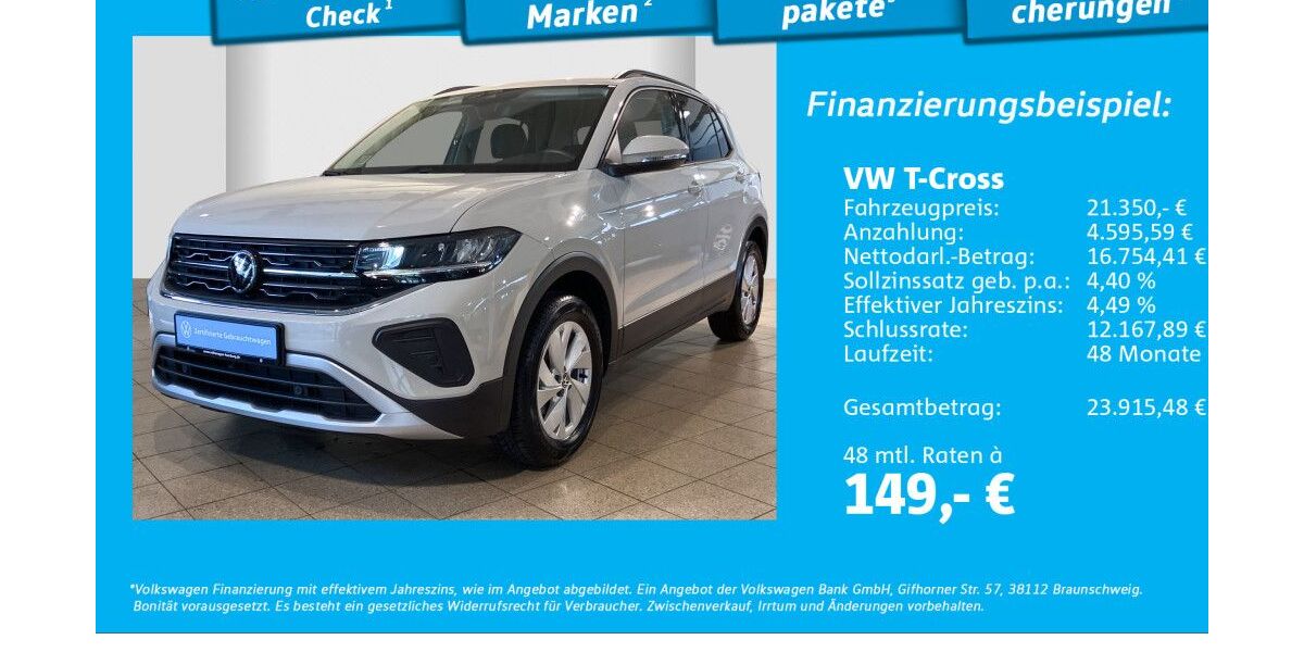 VW T-Cross 3.484 km 20.690 &euro; Glinde 21509