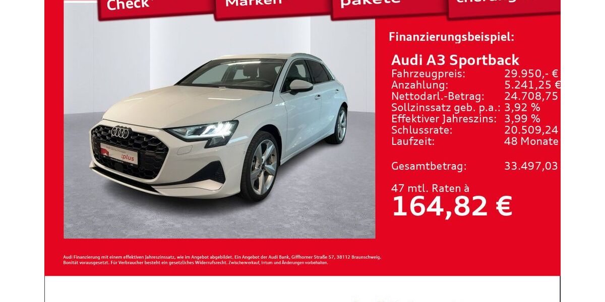 Audi A3 9.353 km 29.950 &euro; Hamburg 20537
