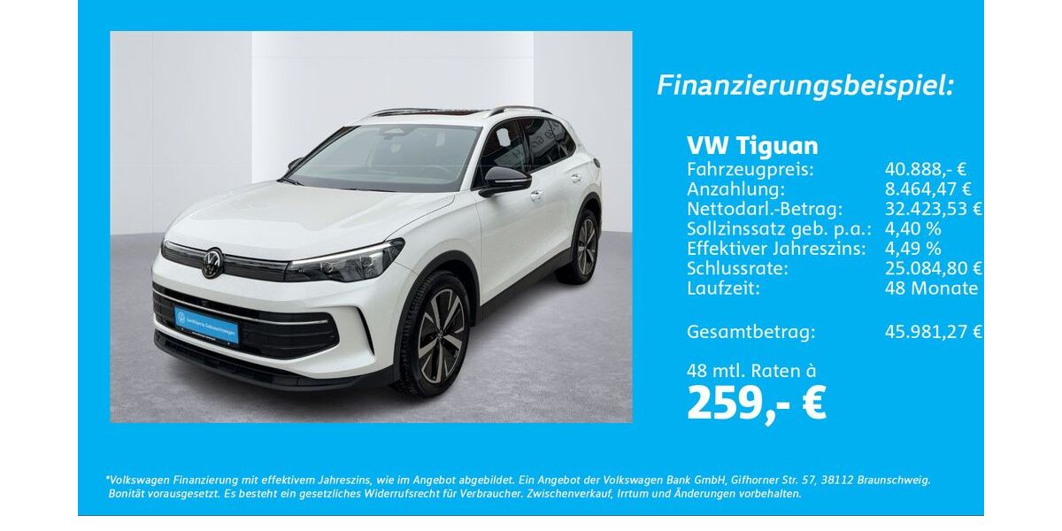 VW Tiguan 11.429 km 40.888 &euro; Hamburg 22303