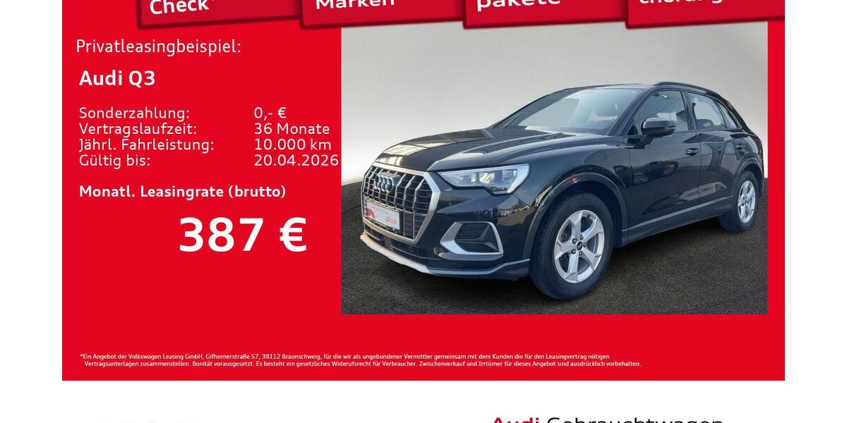 Audi Q3 27.572 km 37.990 &euro; Hamburg 22529