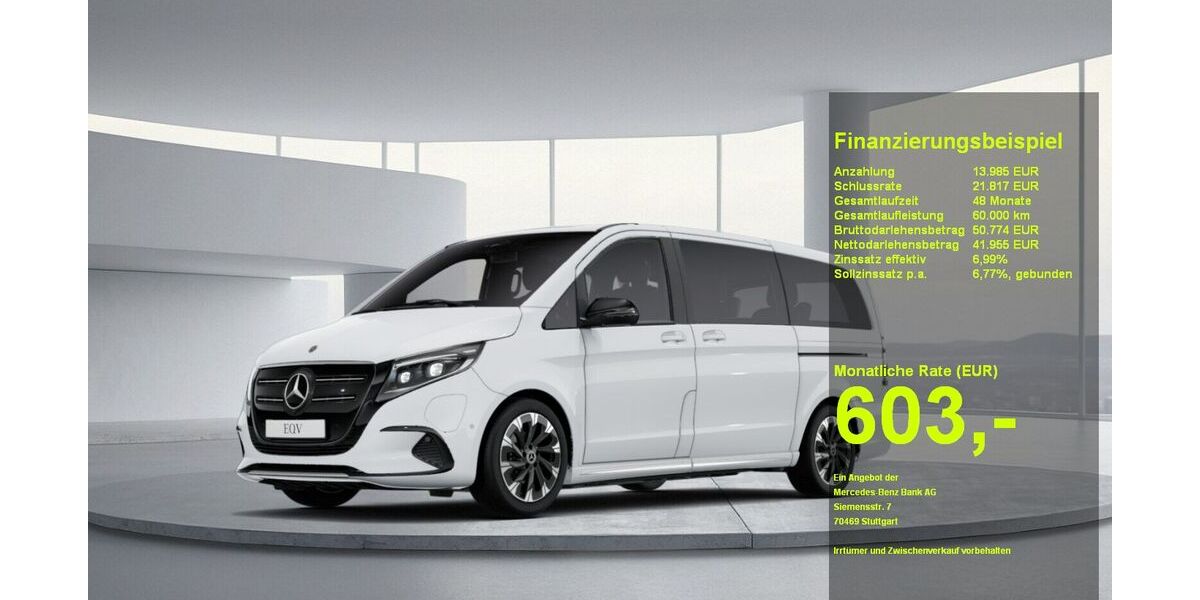 Mercedes-Benz EQV 17.452 km 54.880 &euro; Rellingen 25462