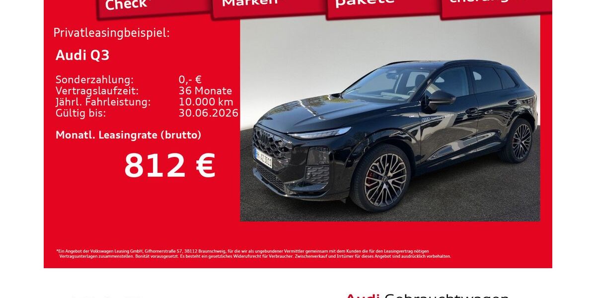 Audi Q3 7.996 km 64.446 &euro; Hamburg 22529