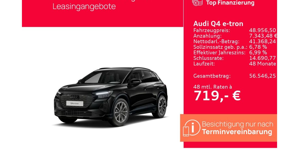 Audi Q4 e-tron 9.254 km 48.957 &euro; Seevetal 21217