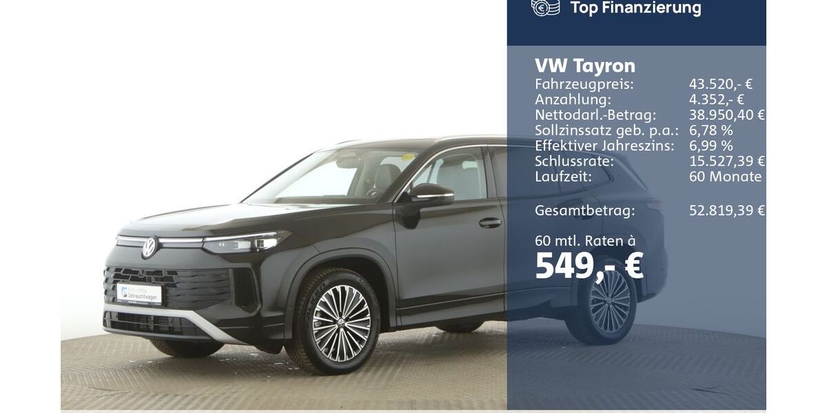 VW Tayron 27.830 km 43.520 &euro; Buchholz 21244