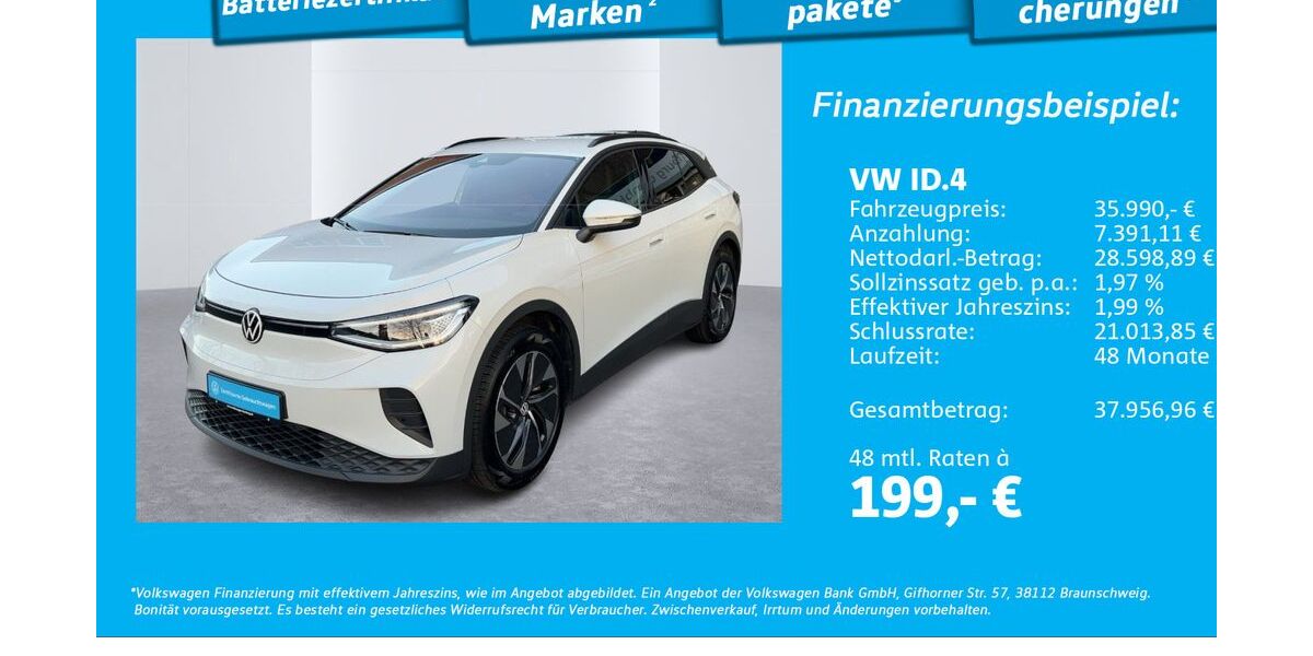 VW ID.4 9.738 km 34.333 &euro; Hamburg 22303