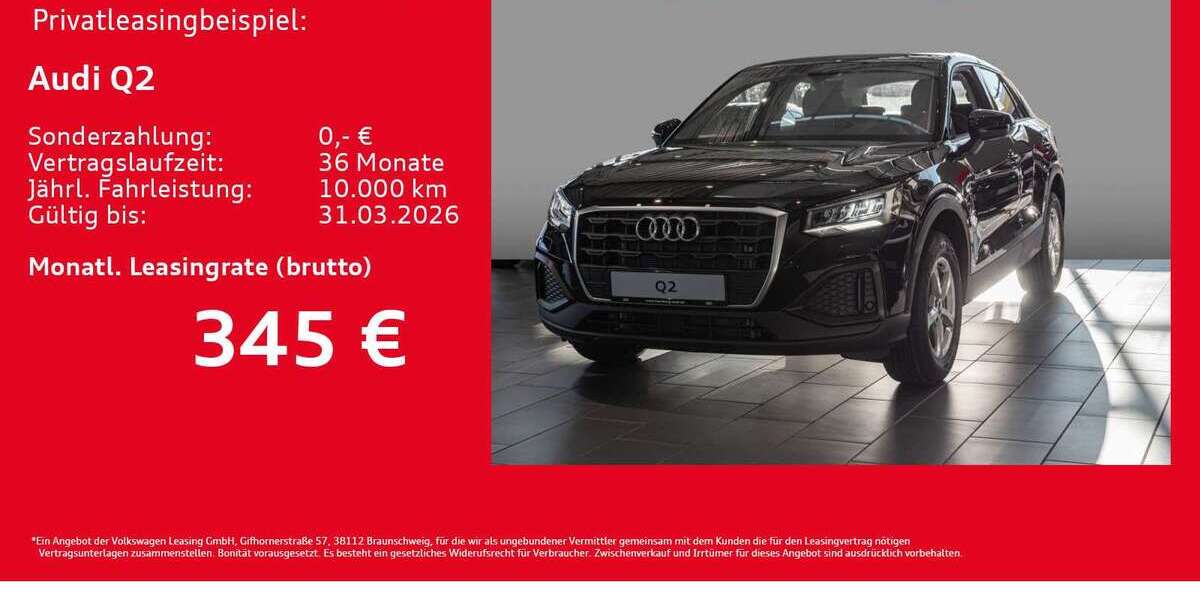 Audi Q2 1.890 km 27.991 &euro; Hamburg 22419