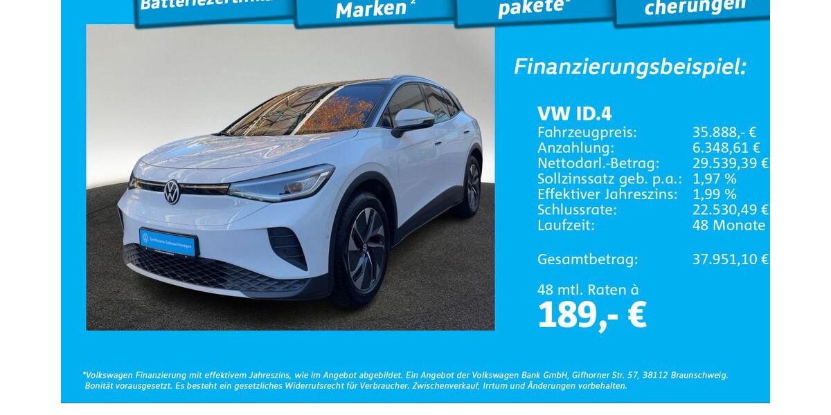 VW ID.4 8.476 km 33.888 &euro; Hamburg 22761