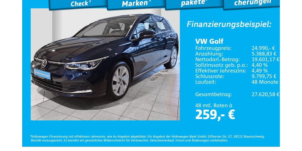 VW Golf 63.533 km 23.990 &euro; Glinde 21509