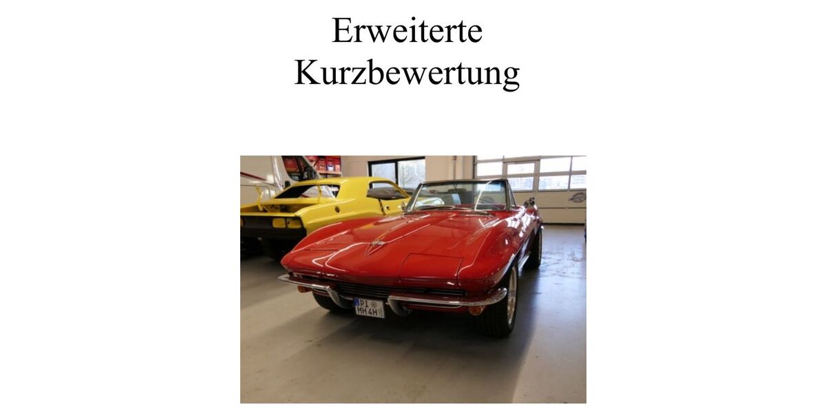 Corvette C2 99.999 km 65.000 &euro; Uetersen 25436