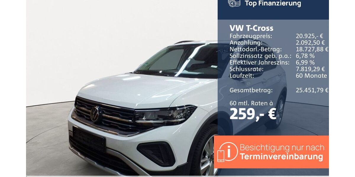VW T-Cross 21.142 km 20.925 &euro; Jesteburg 21266