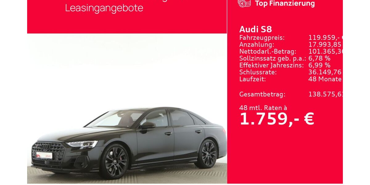 Audi S8 9.531 km 117.589 &euro; Seevetal 21217