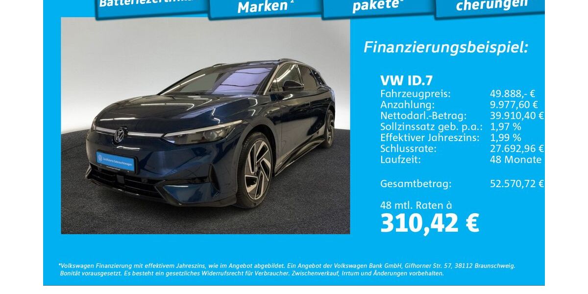 VW ID.7 16.789 km 47.888 &euro; Hamburg 22761