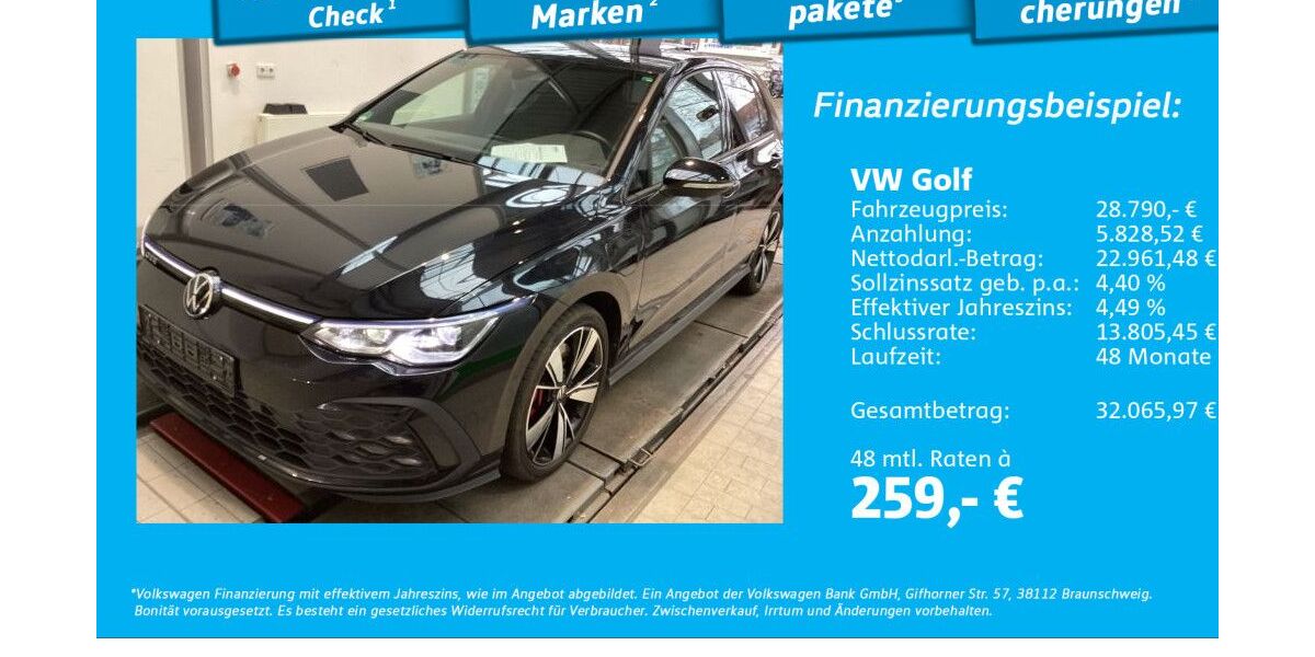 VW Golf 25.687 km 27.444 &euro; Hamburg 22303