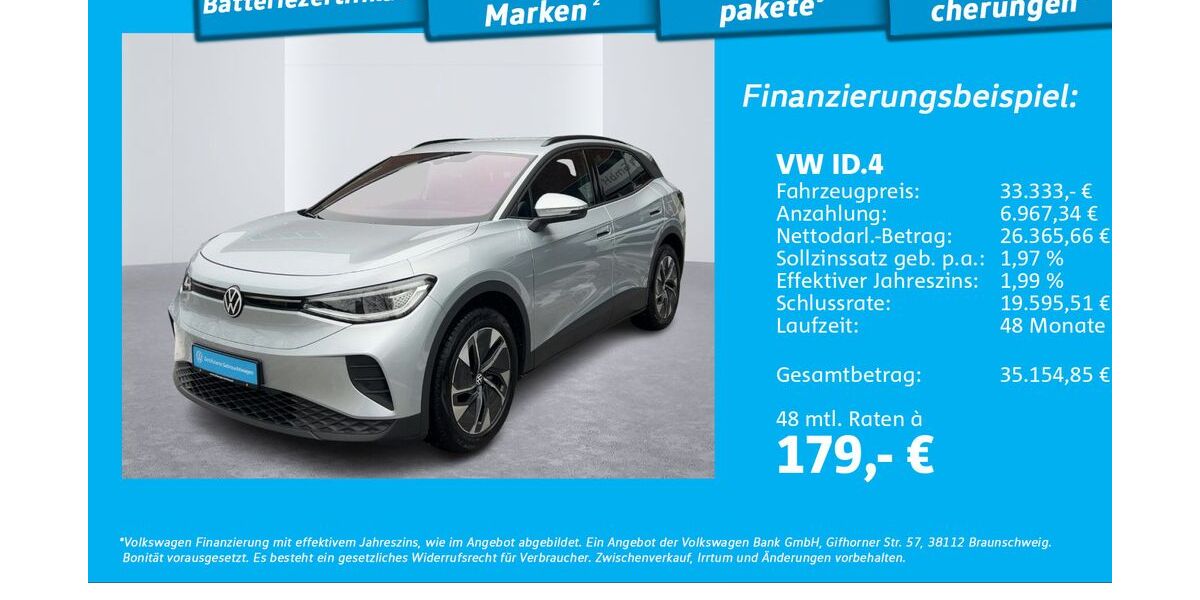 VW ID.4 13.516 km 33.333 &euro; Hamburg 22303