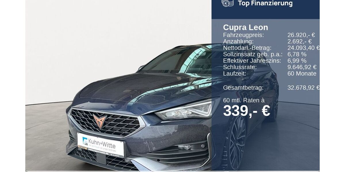 Cupra Leon 50.755 km 26.920 &euro; Buchholz 21244