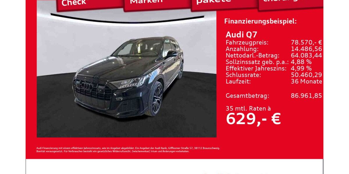Audi Q7 10.155 km 74.740 &euro; Hamburg 22419