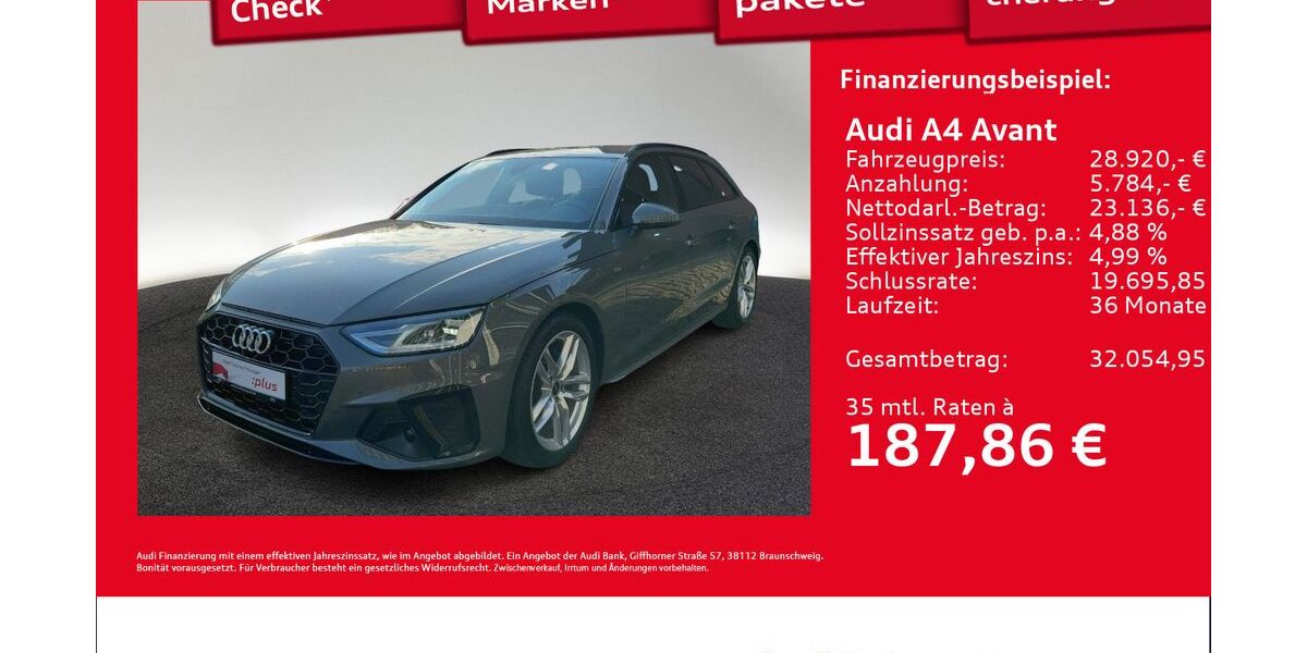 Audi A4 42.952 km 28.920 &euro; Hamburg 22419