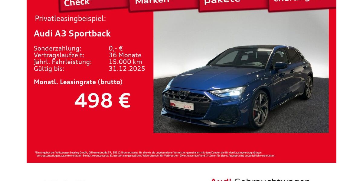 Audi A3 3.042 km 39.540 &euro; Hamburg 20537