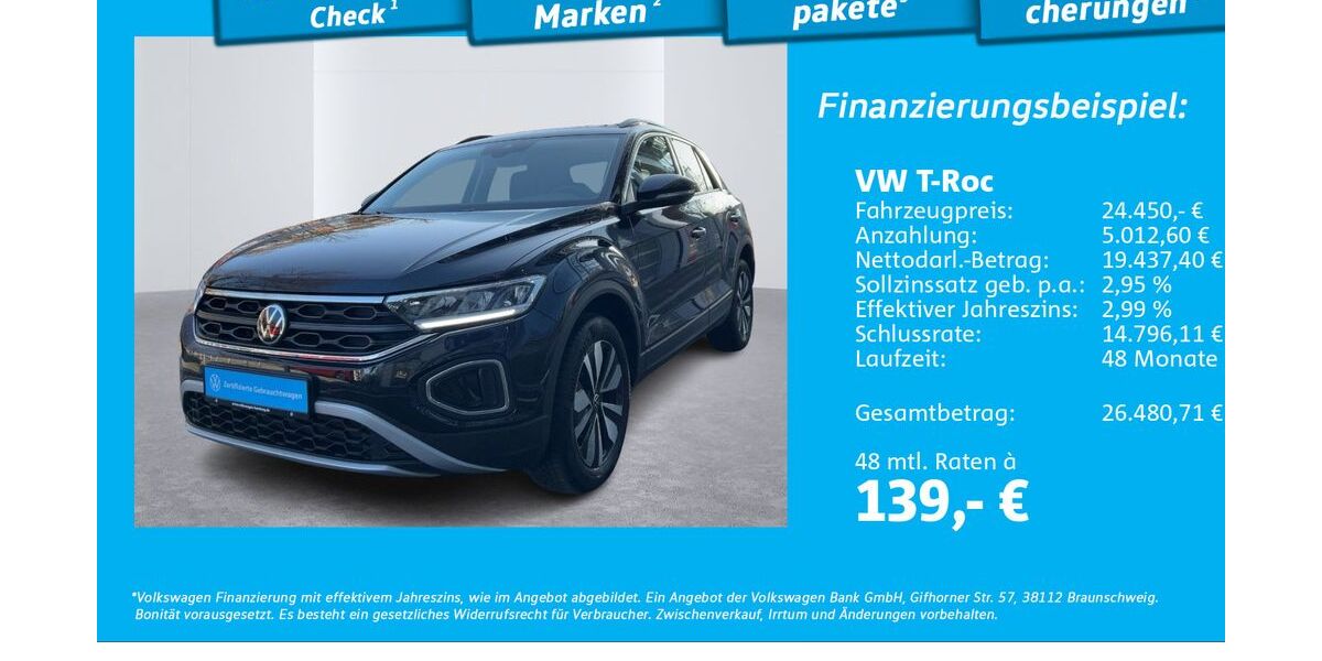 VW T-Roc 25.342 km 23.440 &euro; Hamburg 22111