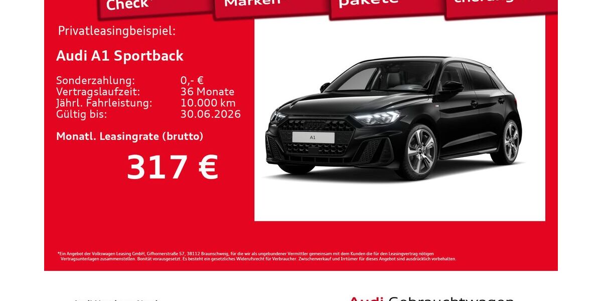 Audi A1 1.890 km 27.270 &euro; Hamburg 22419