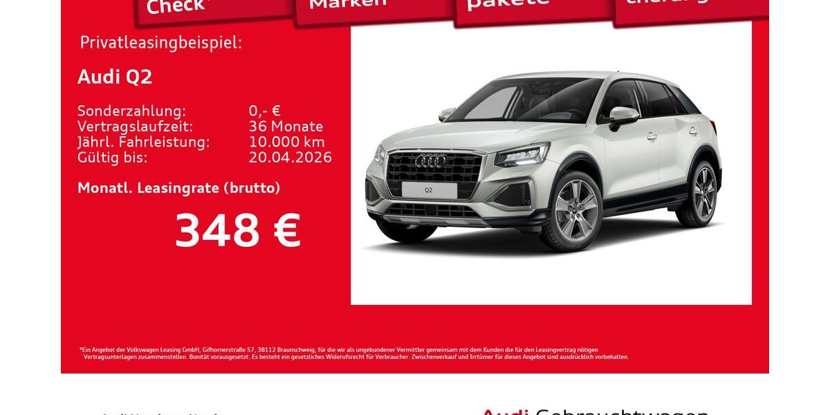Audi Q2 7.955 km 35.680 &euro; Hamburg 22419