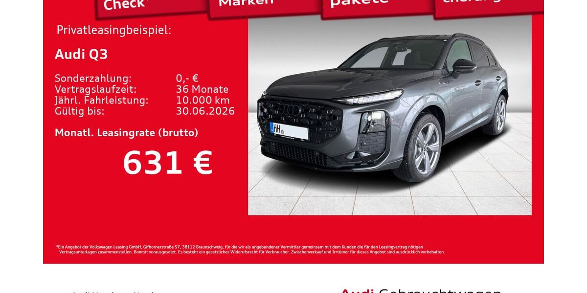 Audi Q3 1.899 km 50.830 &euro; Hamburg 22419