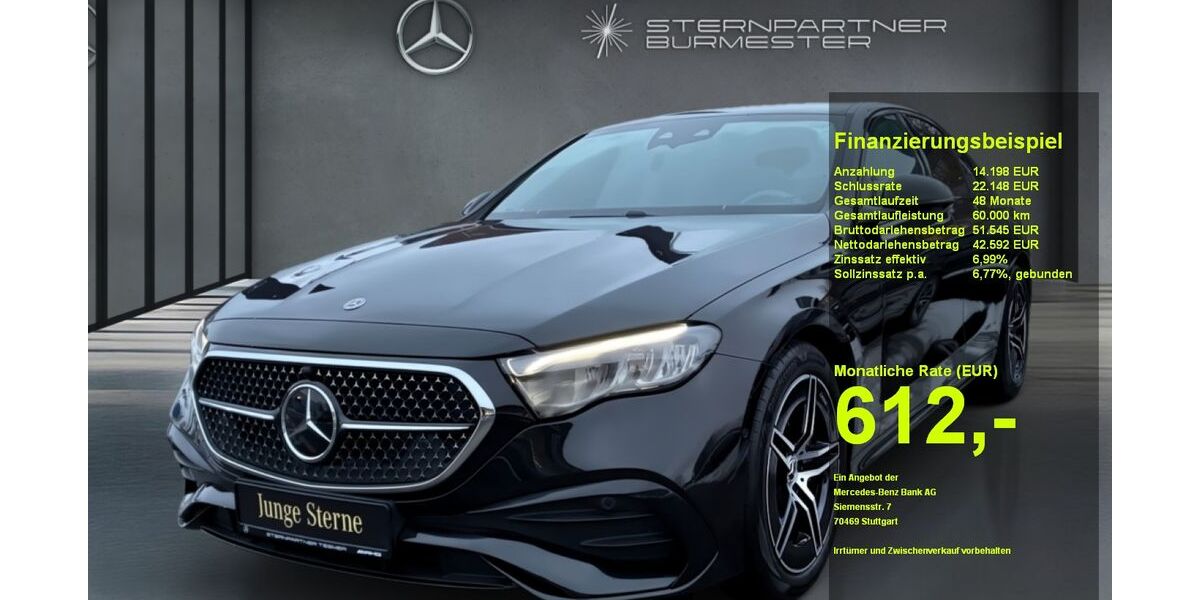 Mercedes-Benz E 220 13.950 km 52.890 &euro; Wedel 22880