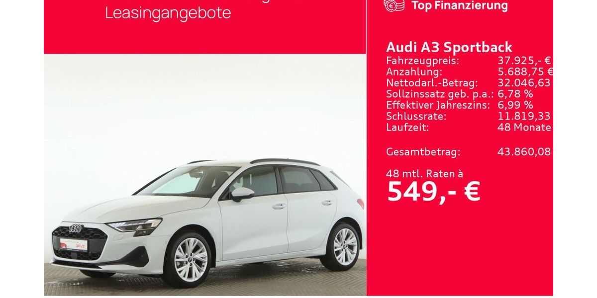 Audi A3 2.193 km 33.725 &euro; Seevetal 21217