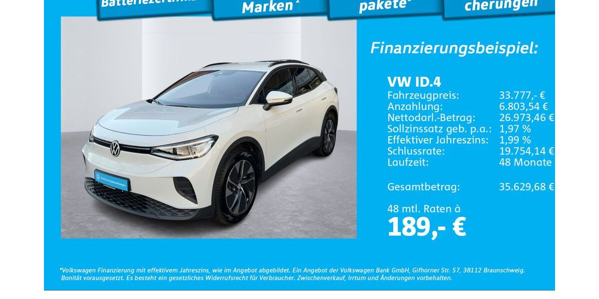 VW ID.4 9.738 km 32.333 &euro; Hamburg 22303