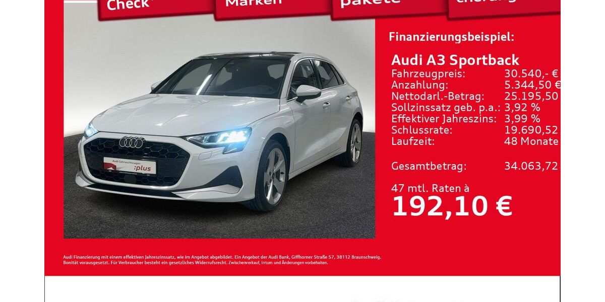 Audi A3 7.737 km 30.540 &euro; Hamburg 20537