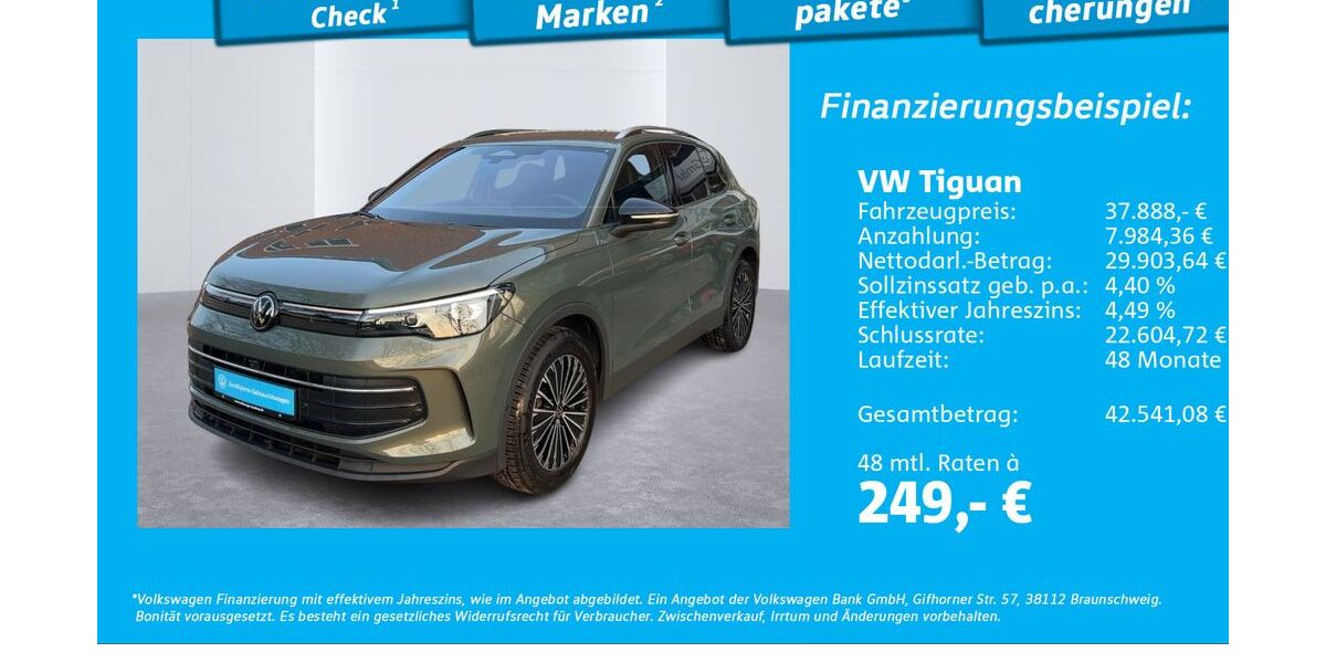 VW Tiguan 7.058 km 37.888 &euro; Hamburg 22303