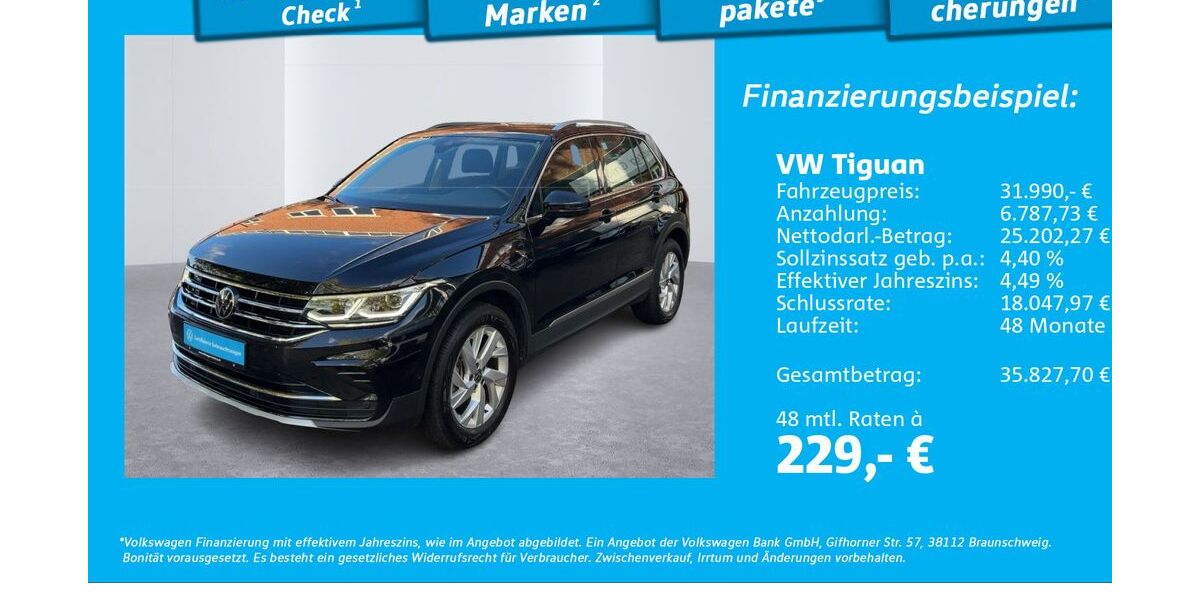 VW Tiguan 27.489 km 30.555 &euro; Hamburg 22303