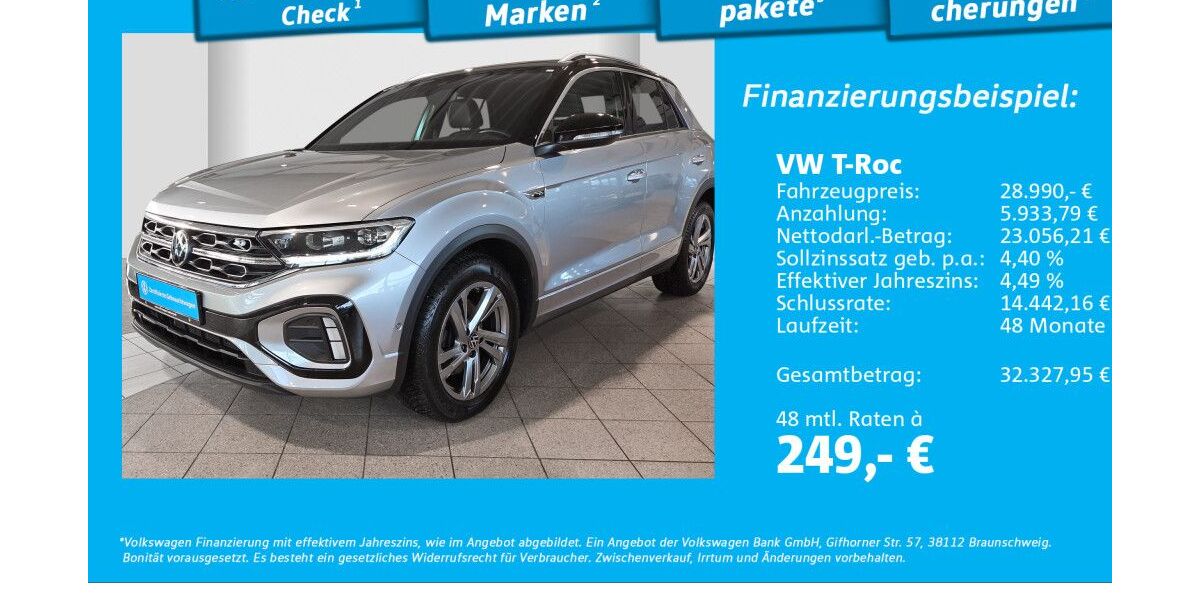 VW T-Roc 48.437 km 28.690 &euro; Glinde 21509