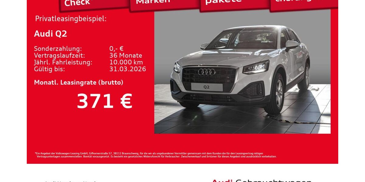 Audi Q2 1.890 km 27.450 &euro; Hamburg 22419