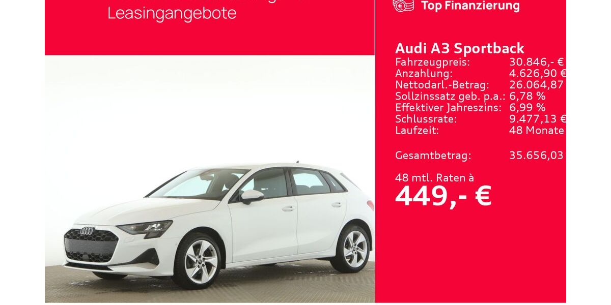 Audi A3 14.892 km 30.449 &euro; Seevetal 21217