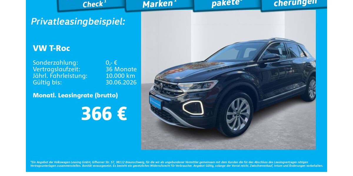 VW T-Roc 44.432 km 25.850 &euro; Hamburg 22111