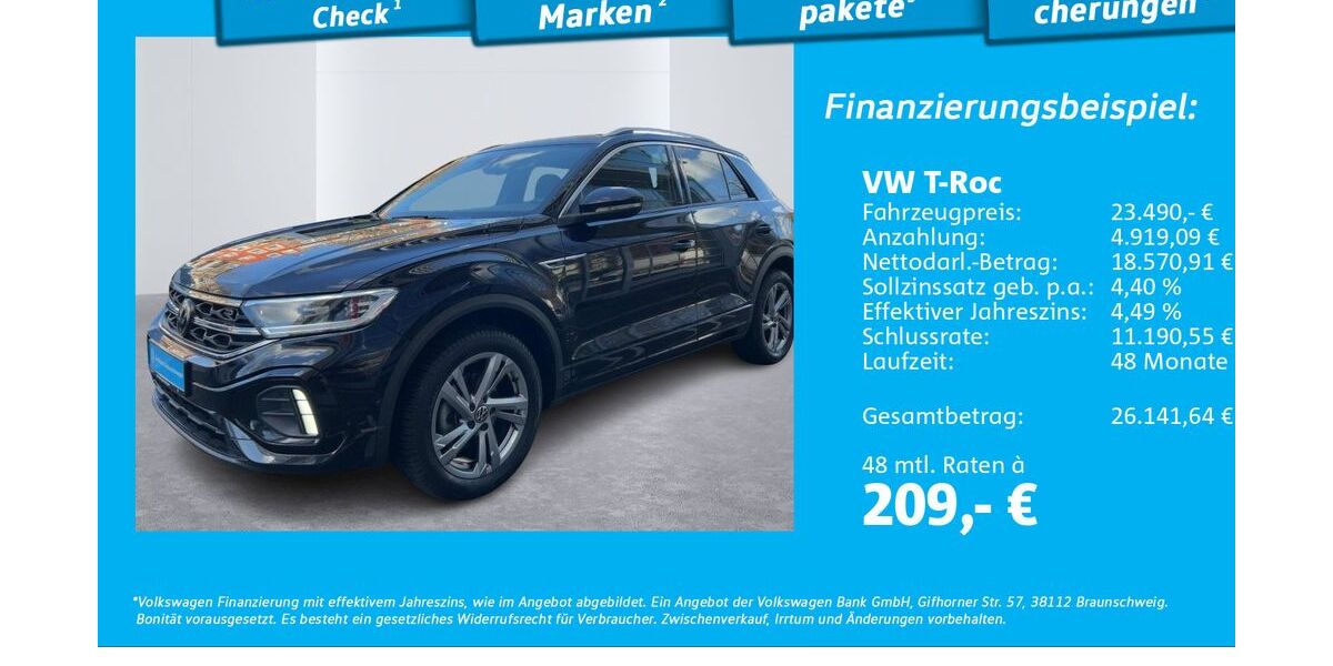 VW T-Roc 45.229 km 22.950 &euro; Hamburg 22111