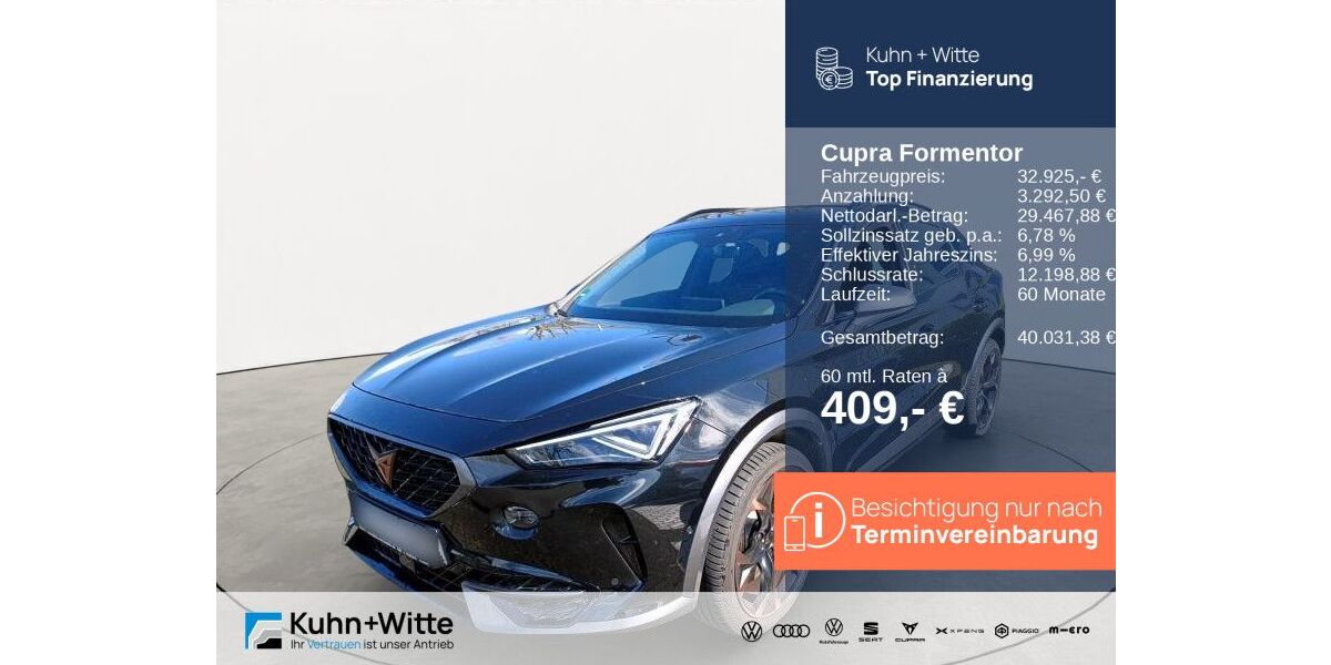Cupra Formentor 11.362 km 32.925 &euro; Jesteburg 21266