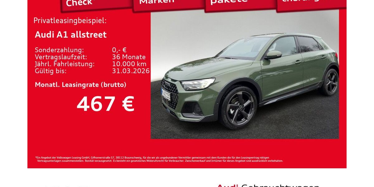 Audi A1 1.890 km 29.993 &euro; Hamburg 22529