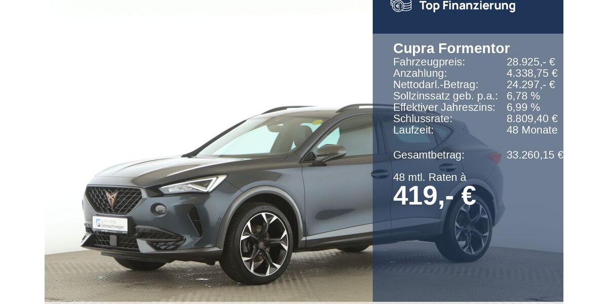 Cupra Formentor 25.987 km 28.925 &euro; Wedel 22880