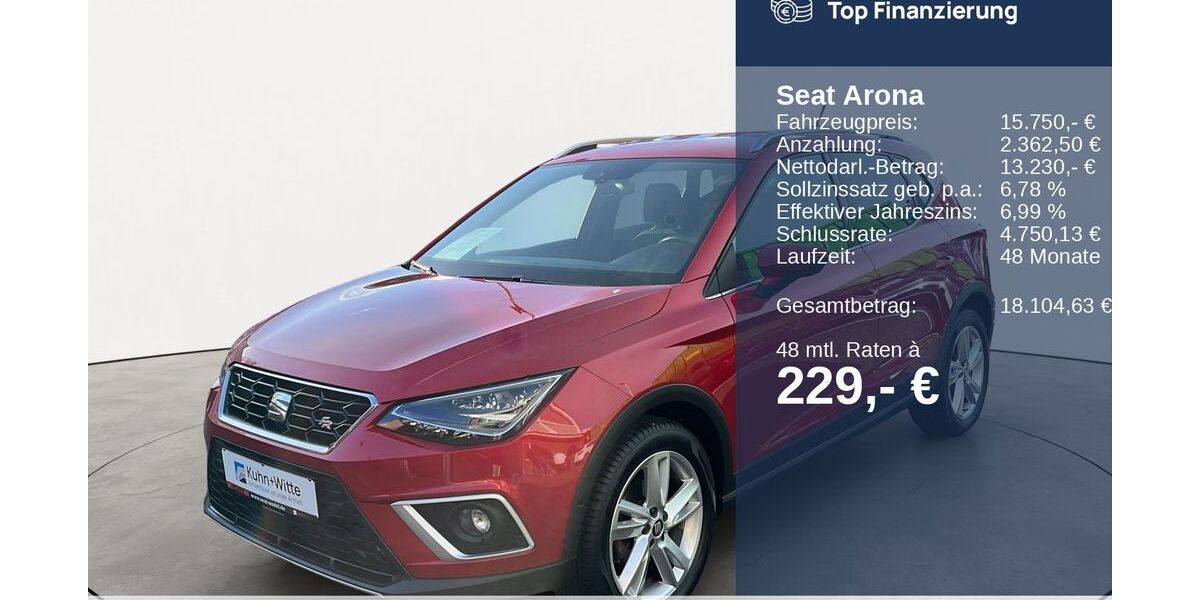 Seat Arona 67.701 km 14.620 &euro; Wedel 22880