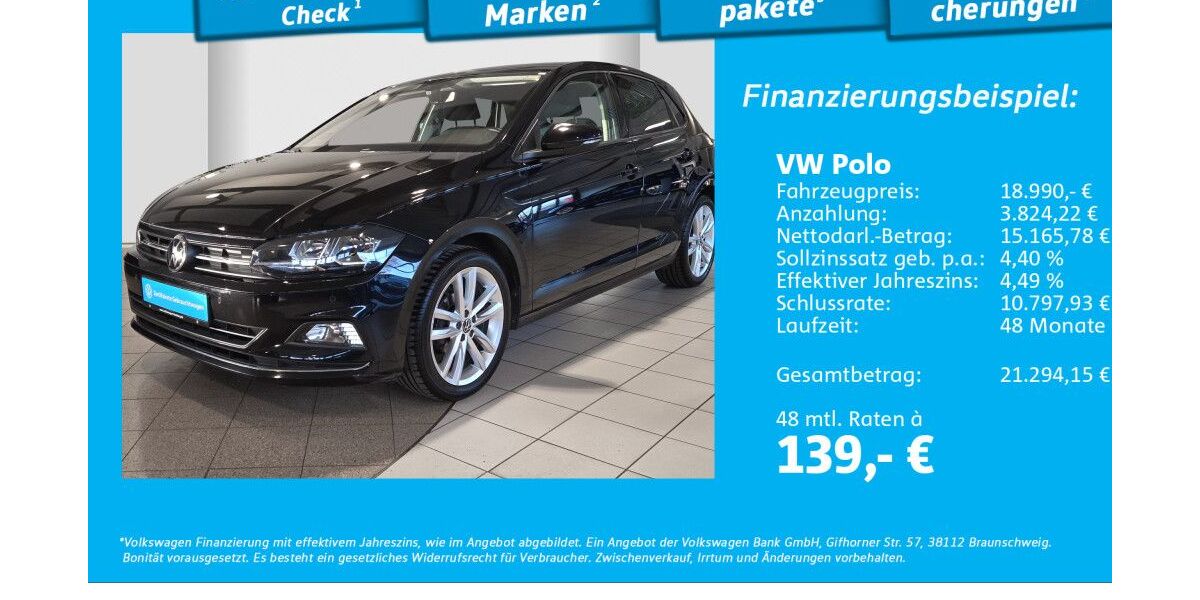 VW Polo 45.833 km 18.990 &euro; Glinde 21509