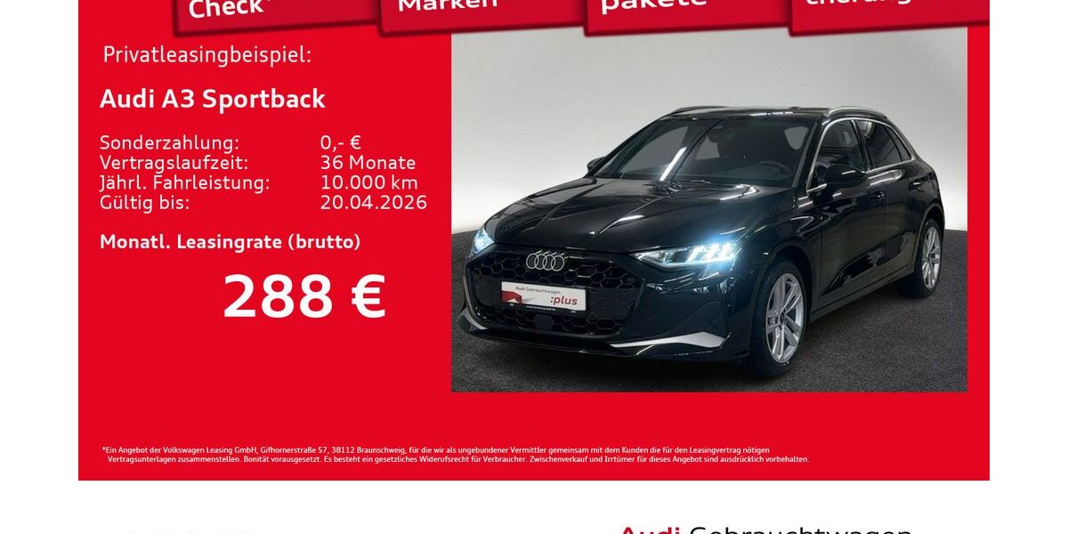 Audi A3 7.960 km 33.450 &euro; Hamburg 20537