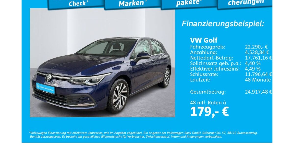 VW Golf 55.704 km 20.990 &euro; Glinde 21509